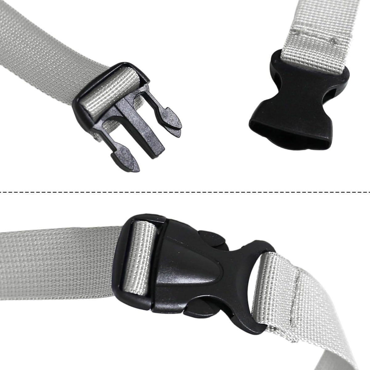 Gray Mini Dog Backpack with Waste-Bag Dispenser