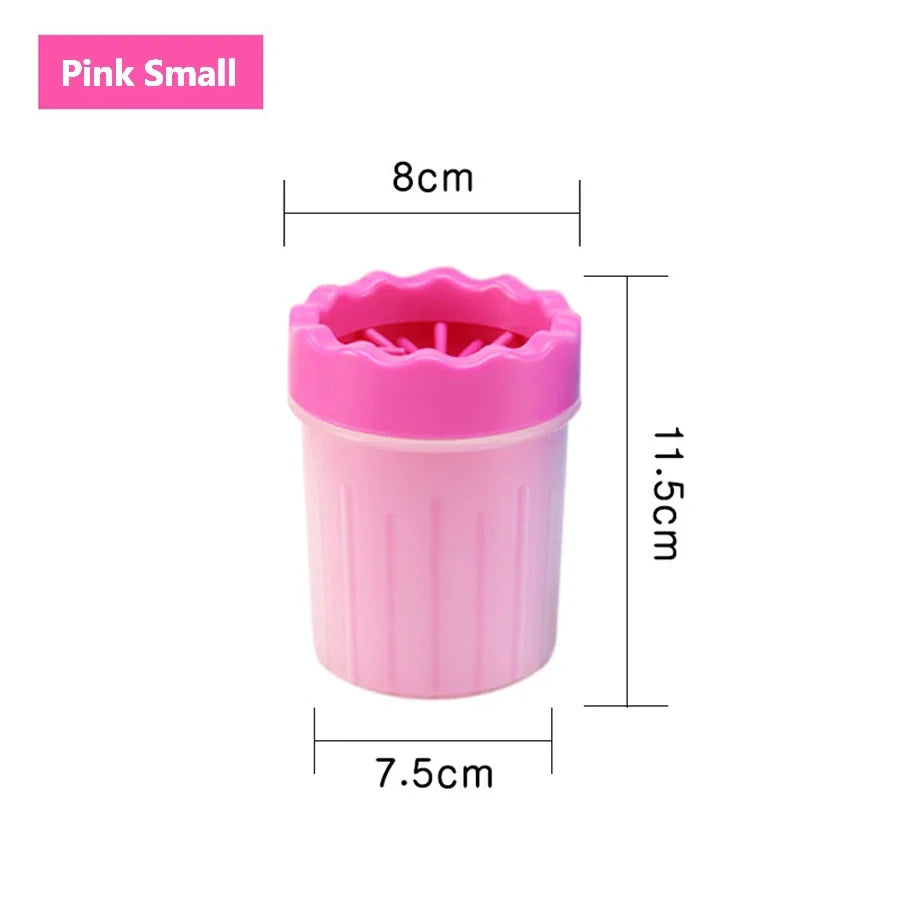 Pet Paw Cleaning Cup – Portable Silicone Dog & Cat Foot Washer | Removable Mud Cleaner (S/L/XL Sizes)