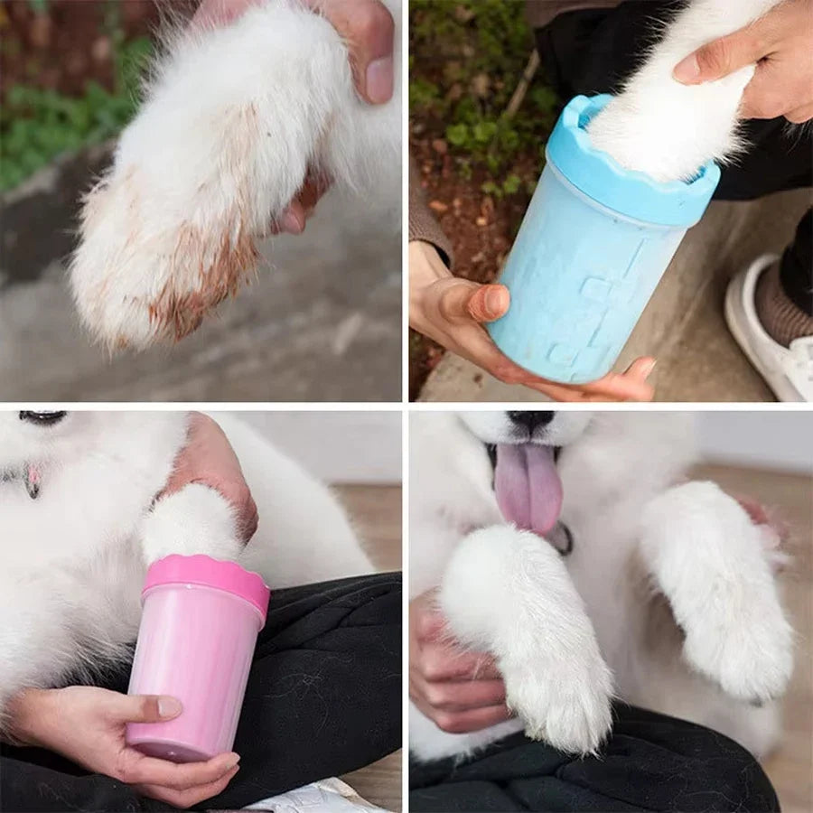 Pet Paw Cleaning Cup – Portable Silicone Dog & Cat Foot Washer | Removable Mud Cleaner (S/L/XL Sizes)